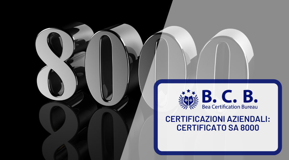 Certificazioni aziendali: certificato SA 8000